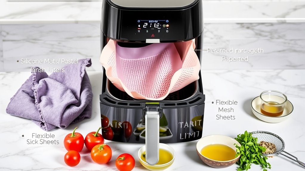top air fryer linings