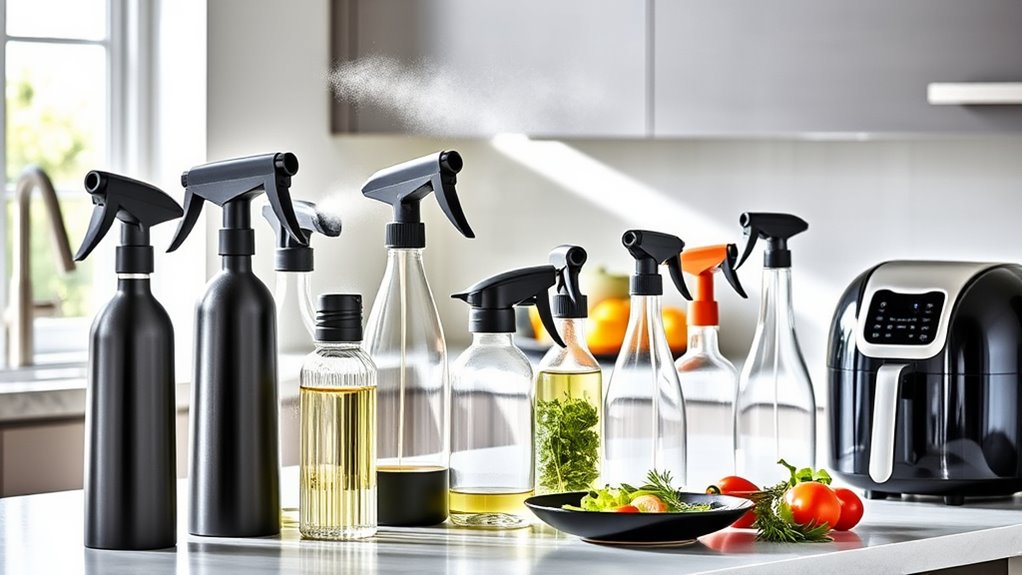 top air fryer oil sprayers