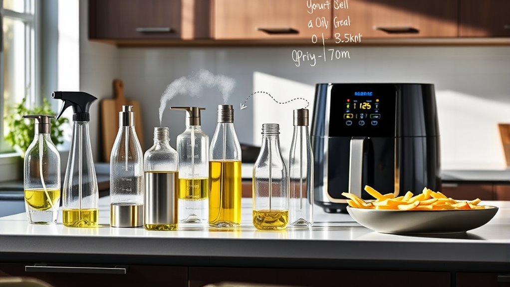 top air fryer oil spritzers