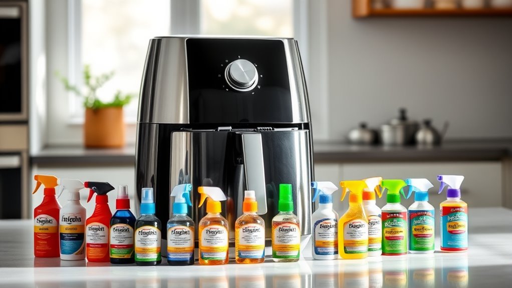 top air fryer oven cleaners