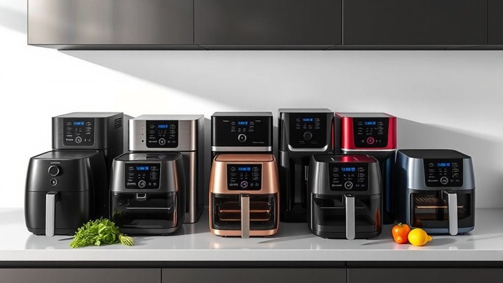 top air fryer oven designs