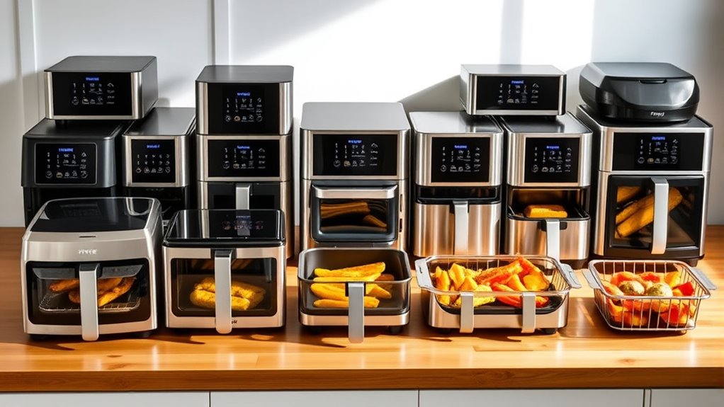 top air fryer oven selections