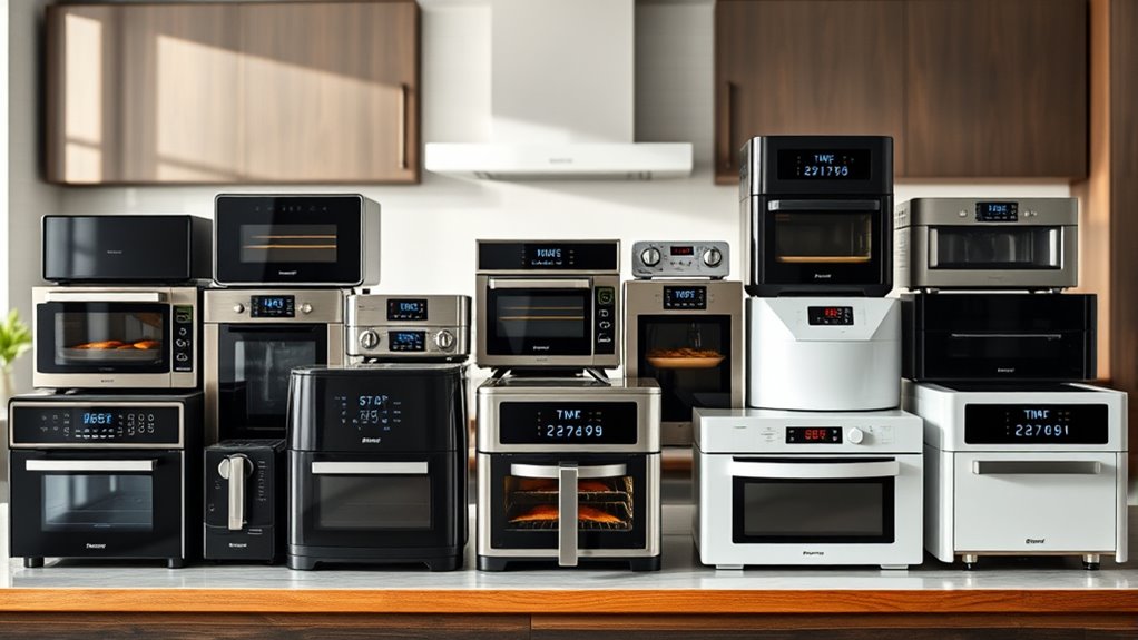 top air fryer oven styles