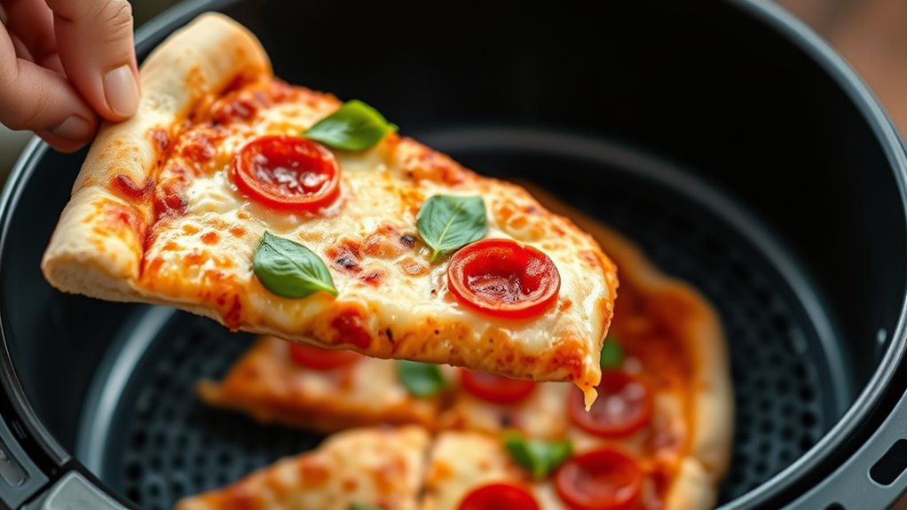 top air fryer pizza settings