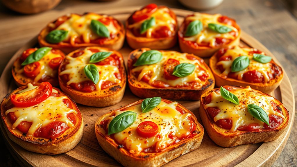 top air fryer pizza toasts