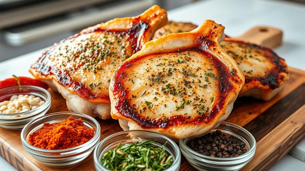 top air fryer pork seasonings