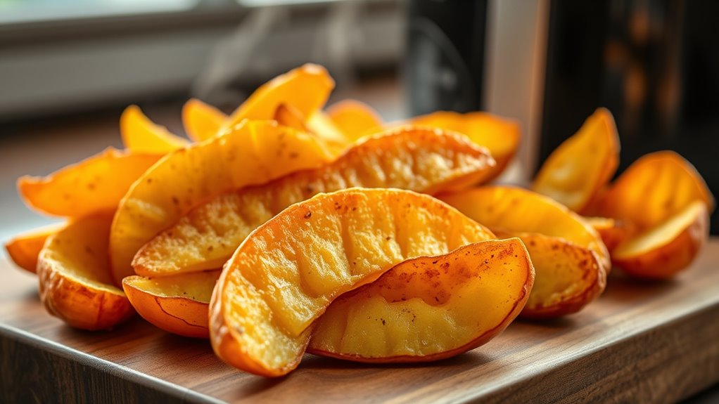 top air fryer potato settings