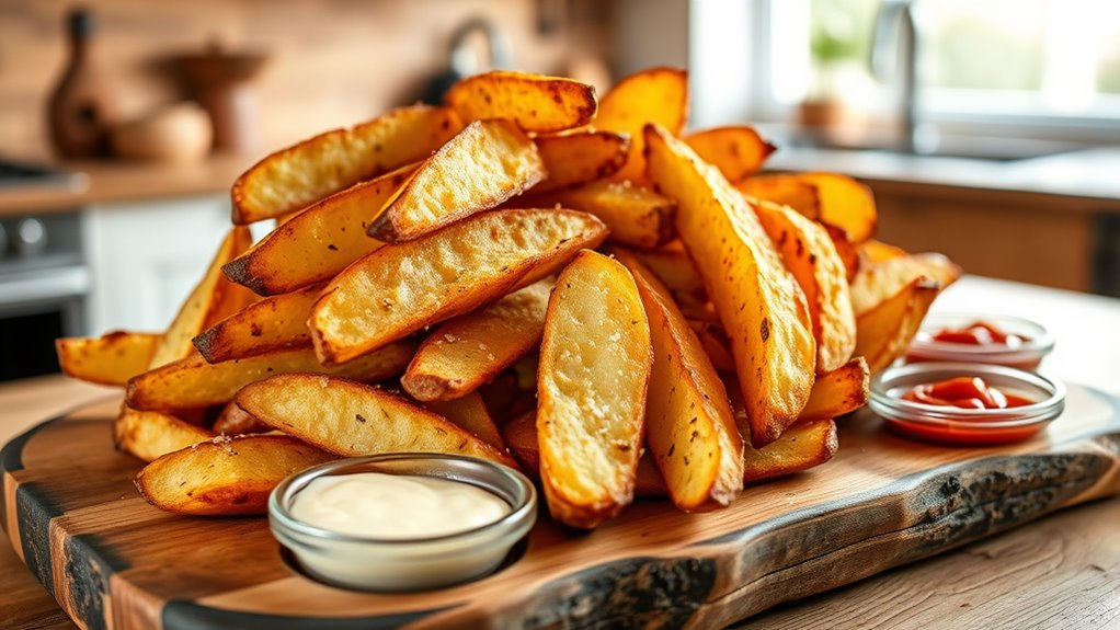 top air fryer potato wedges