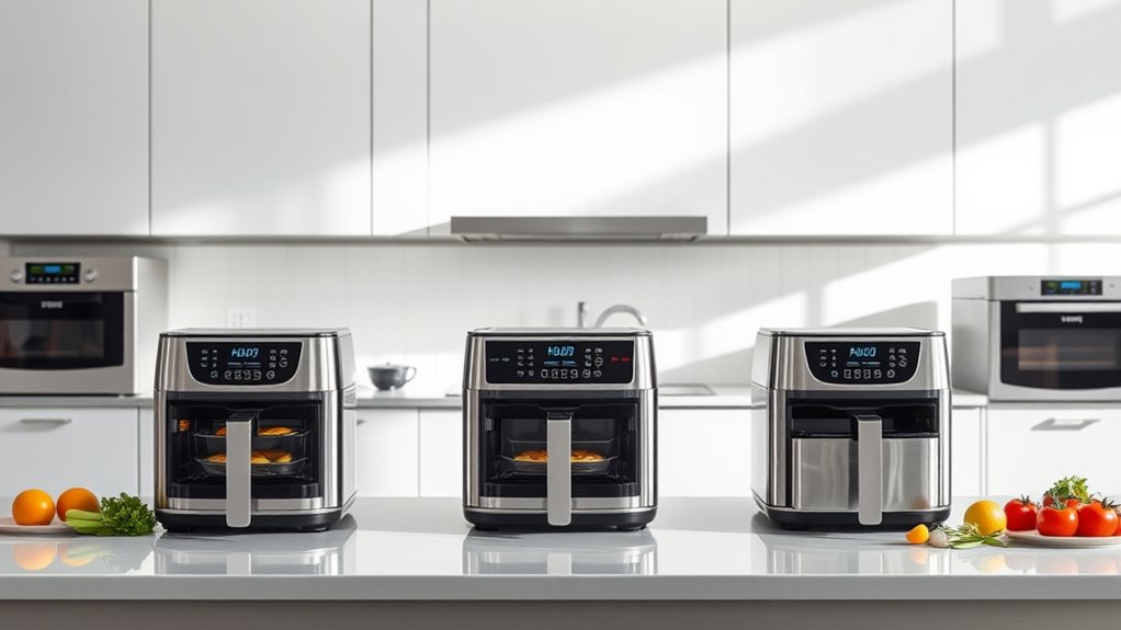top air fryer ranges