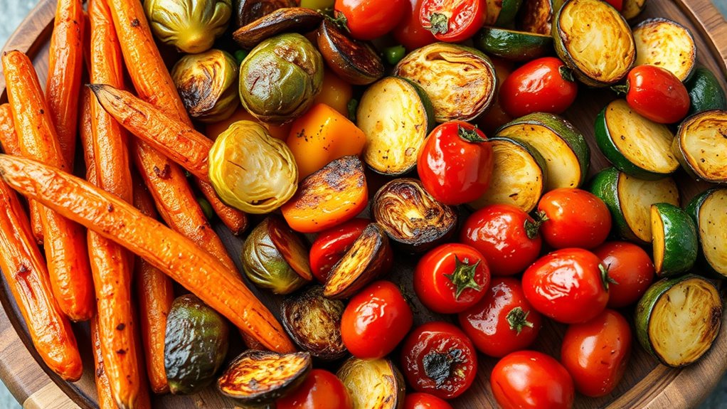 top air fryer roasted vegetables