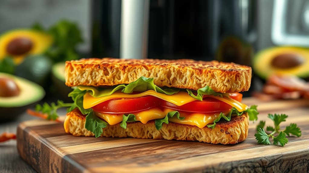 top air fryer sandwich recipes