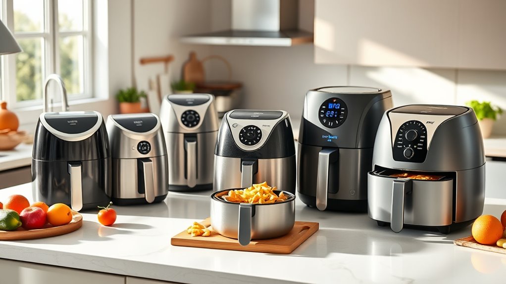 top air fryer size guide