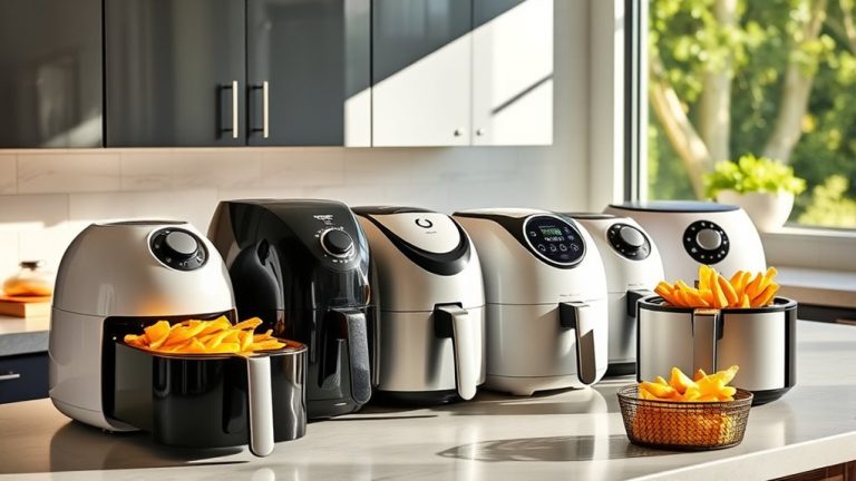 top air fryer size options