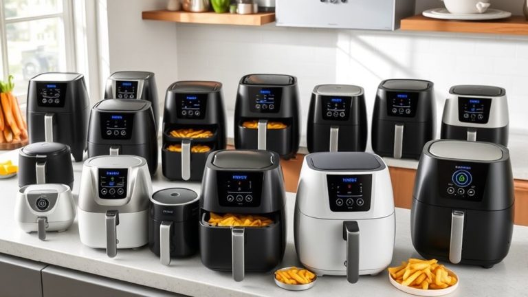 top air fryer sizes