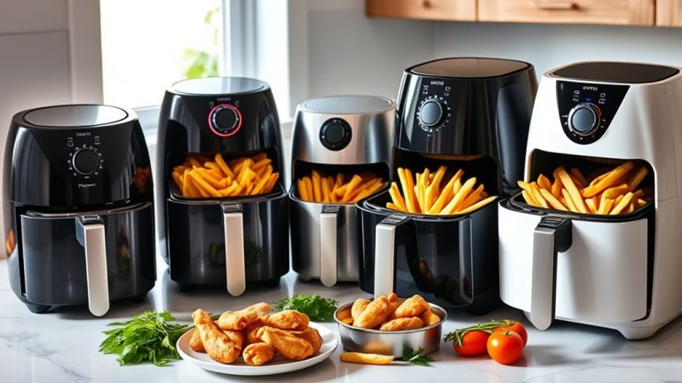 top air fryer sizes