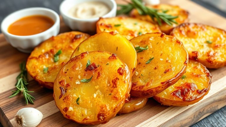 top air fryer smashed potatoes