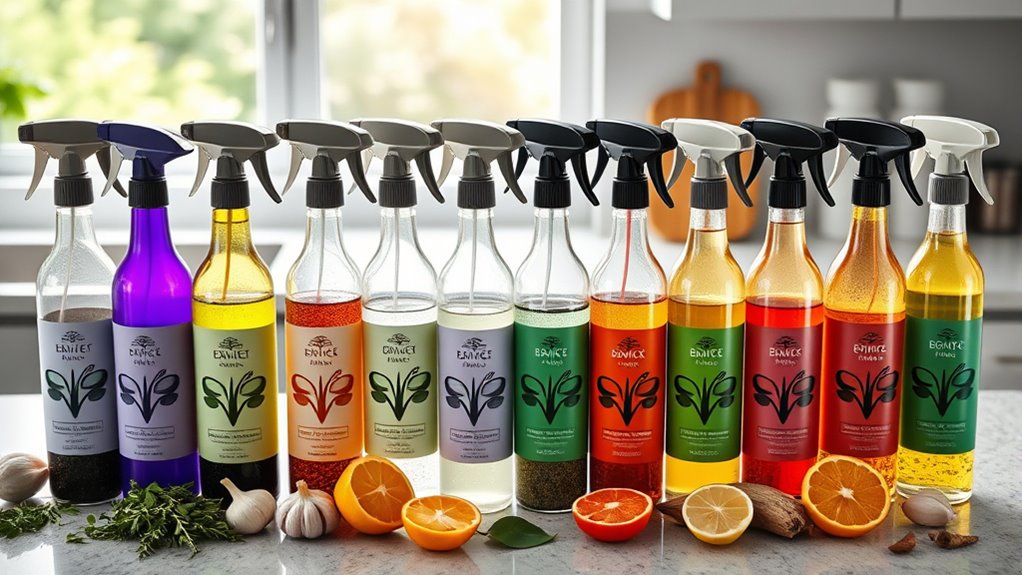 top air fryer sprays