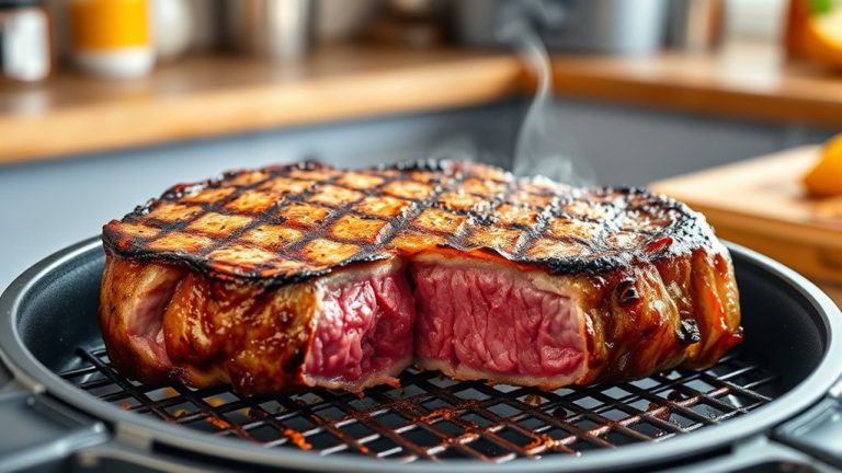 top air fryer steak settings