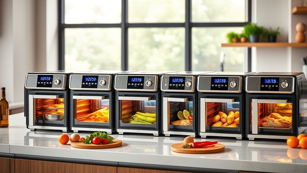 top air fryer steam ovens