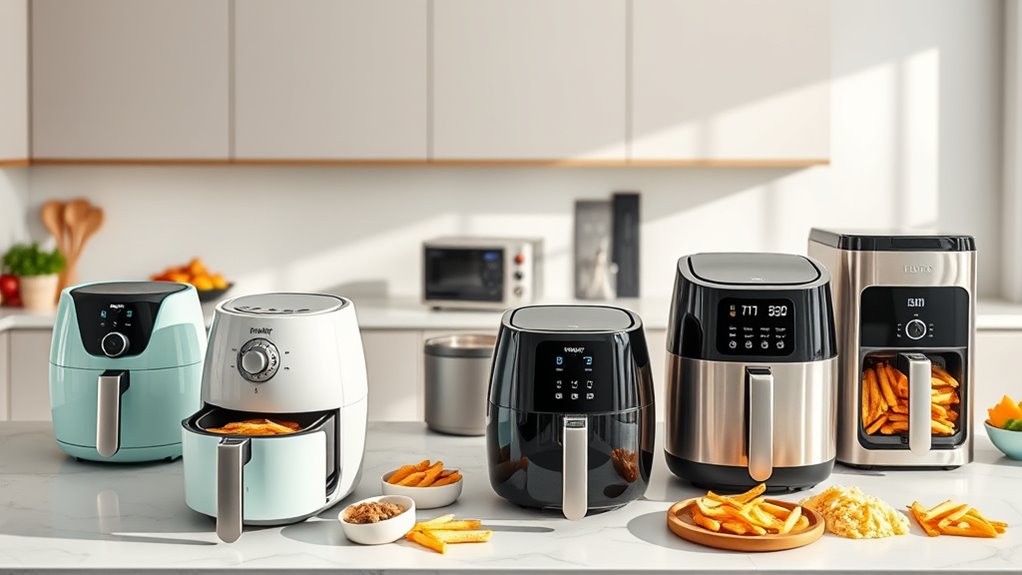 top air fryer styles