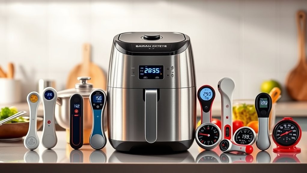 top air fryer thermometers