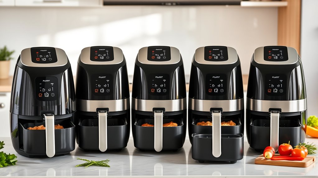 top air fryer tray options