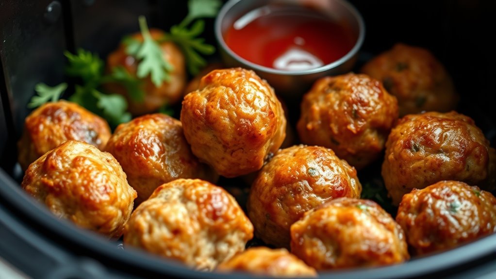 top air fryer turkey meatballs
