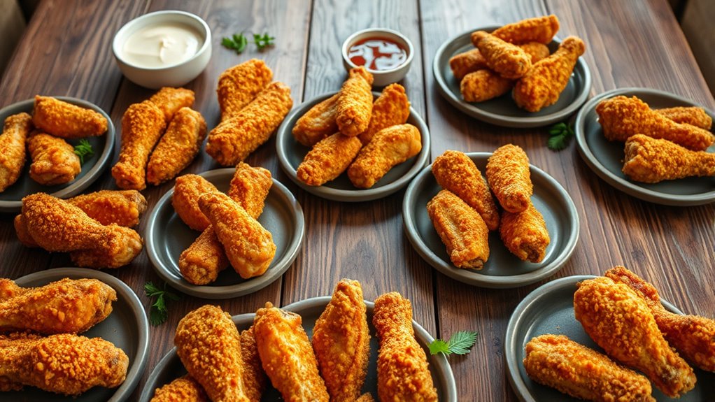 top air fryer wing breads