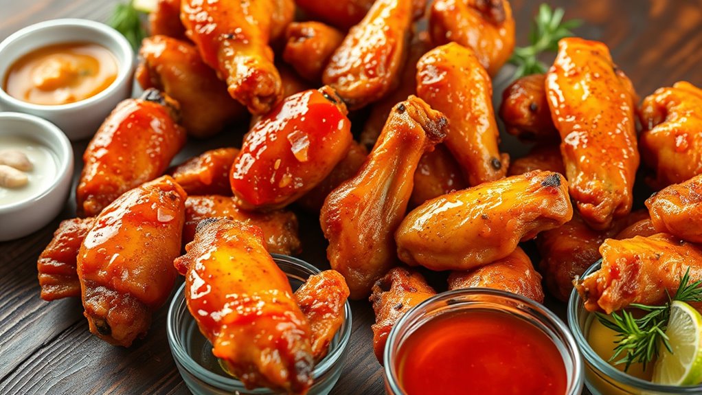 top air fryer wing marinades