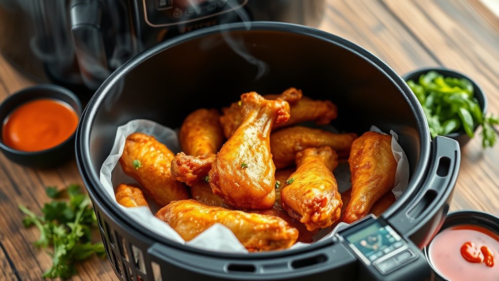 top air fryer wing recipes