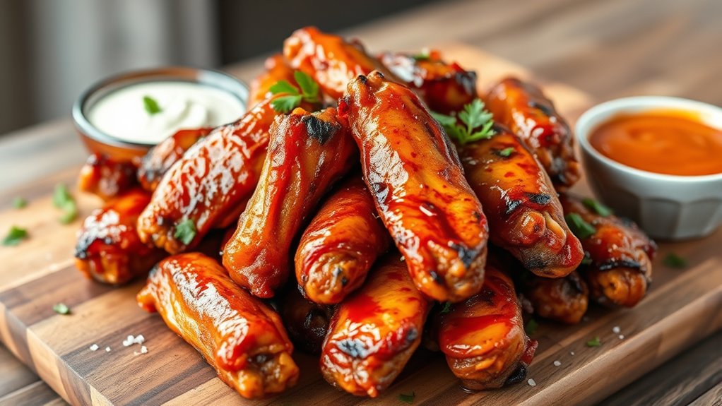 top air fryer wing recipes