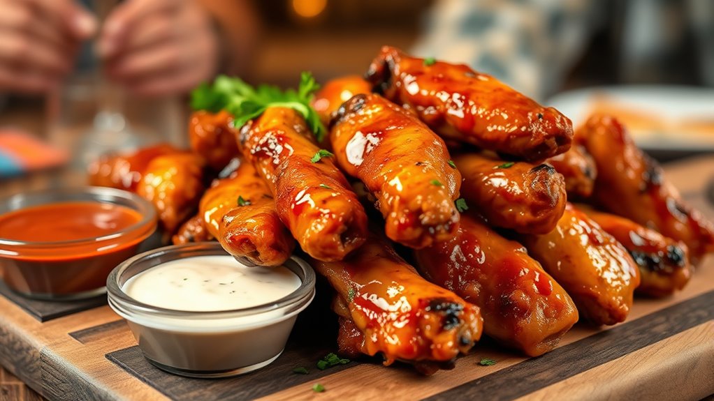top air fryer wing recipes