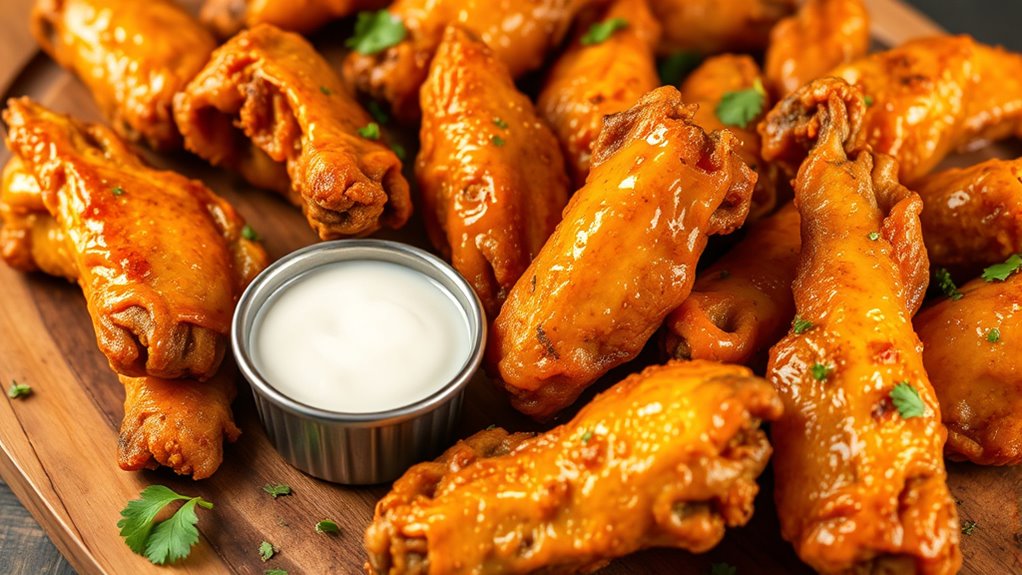 top air fryer wing recipes