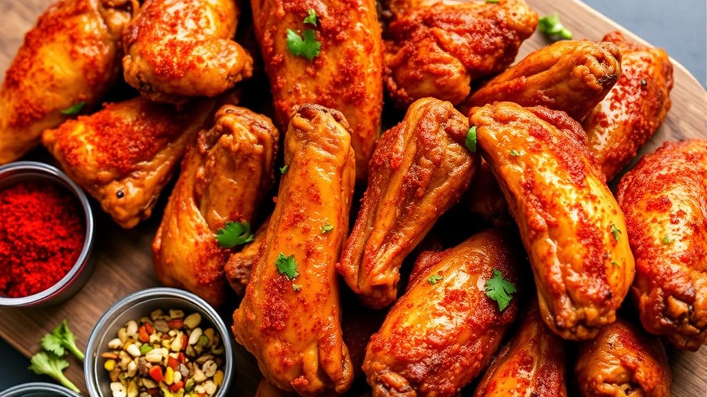 top air fryer wing rubs