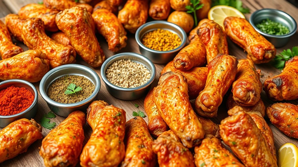 top air fryer wing seasonings
