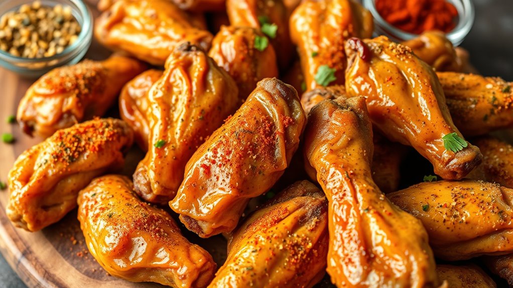 top air fryer wing seasonings