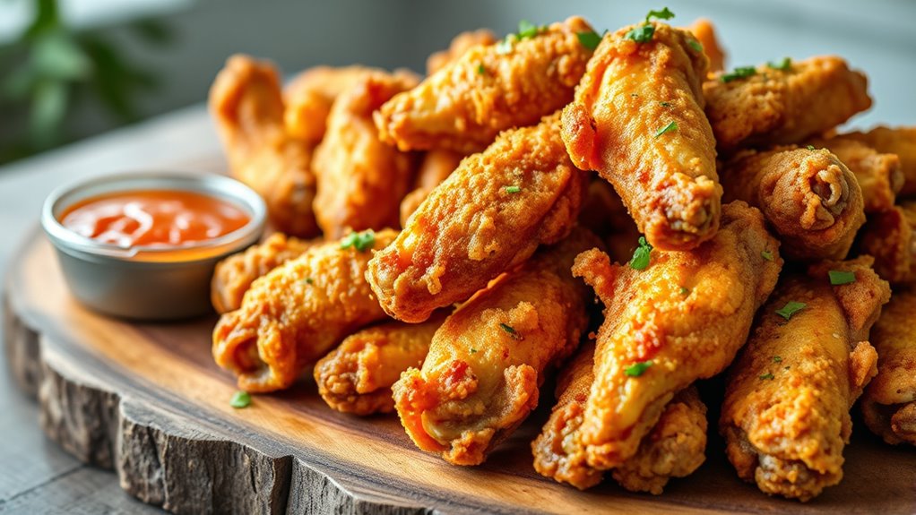 top air fryer wings