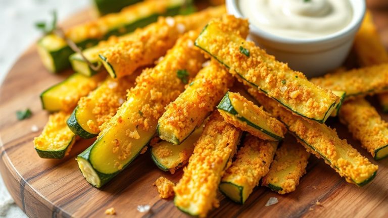 top air fryer zucchini sticks