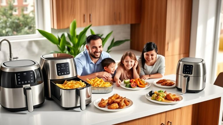 top air fryers for four