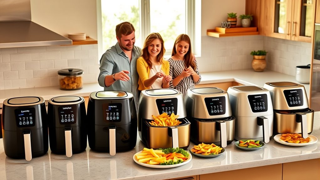 top air fryers for fours