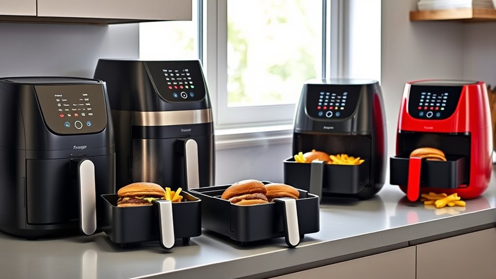 top air fryers for juicy hamburgers