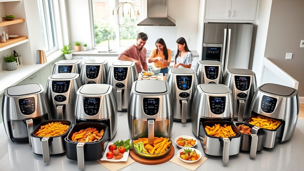 top air fryers for large families