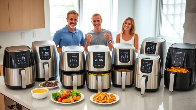 top air fryers for three