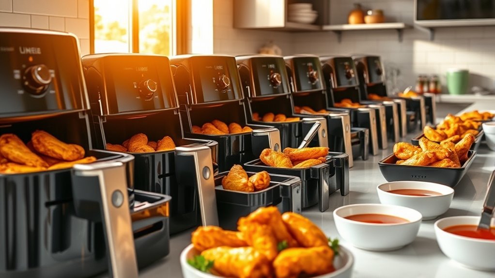 top air fryers for wing crispy