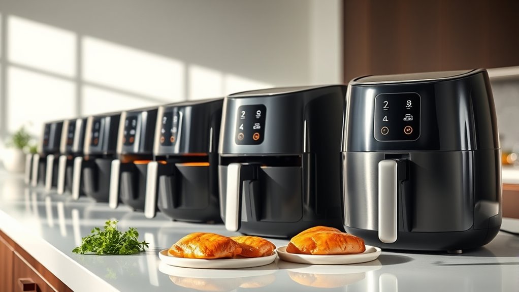 top air fryers with probes