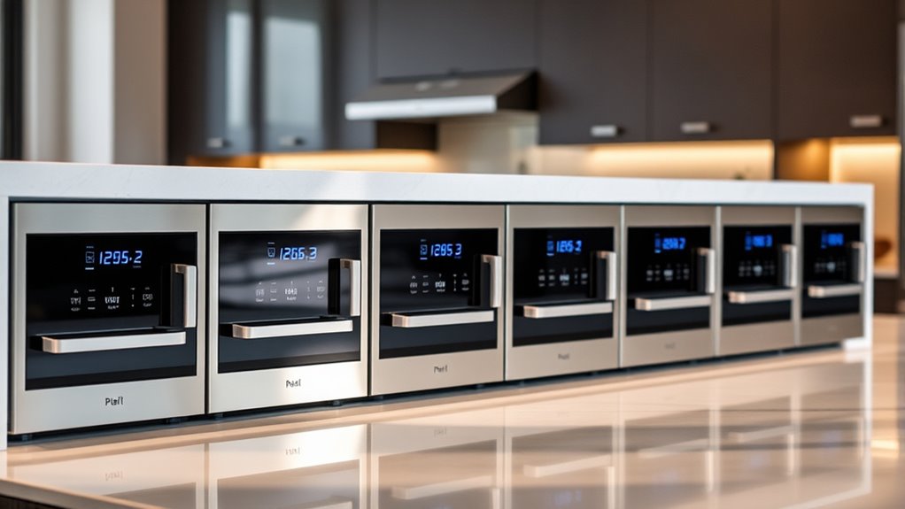 top built in combo microwaves