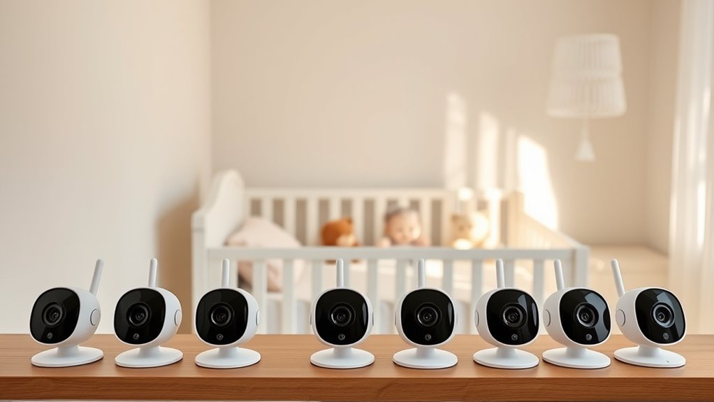 top camera baby monitors