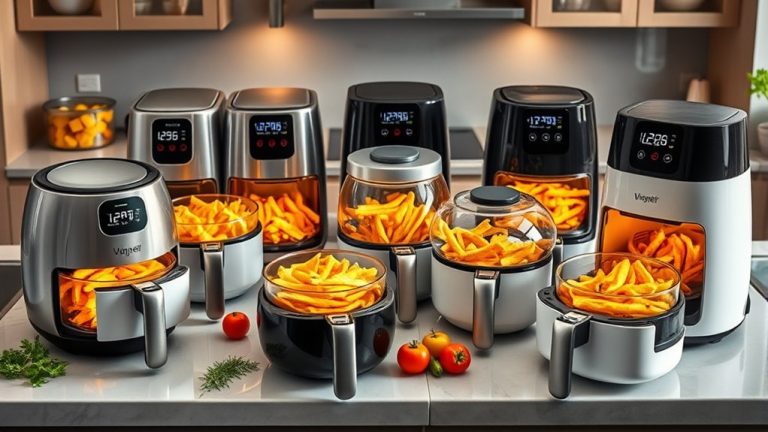 top ceramic glass air fryers