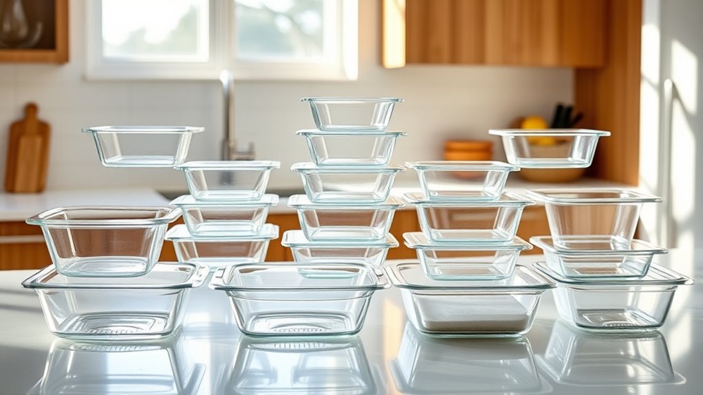 top clear air fryer containers