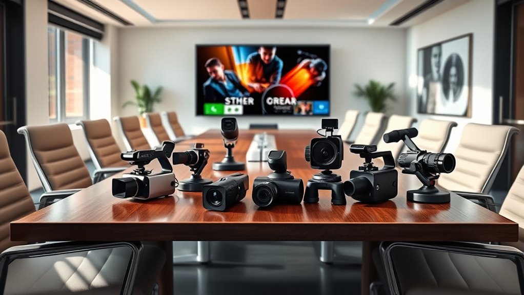 top conference room cameras